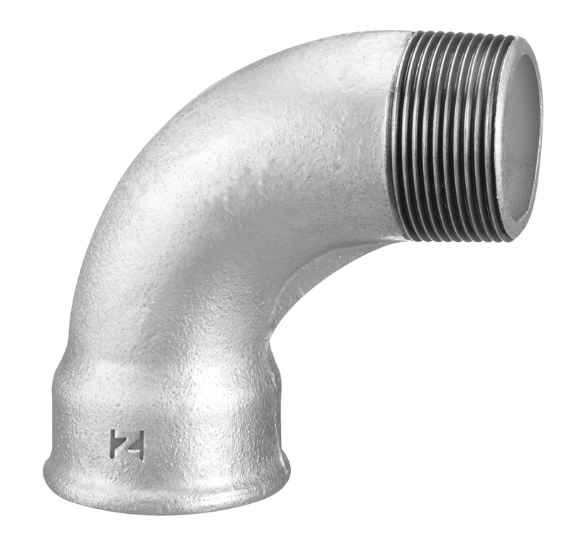 Curva de Radio Corto Macho y Hembra 1/2"